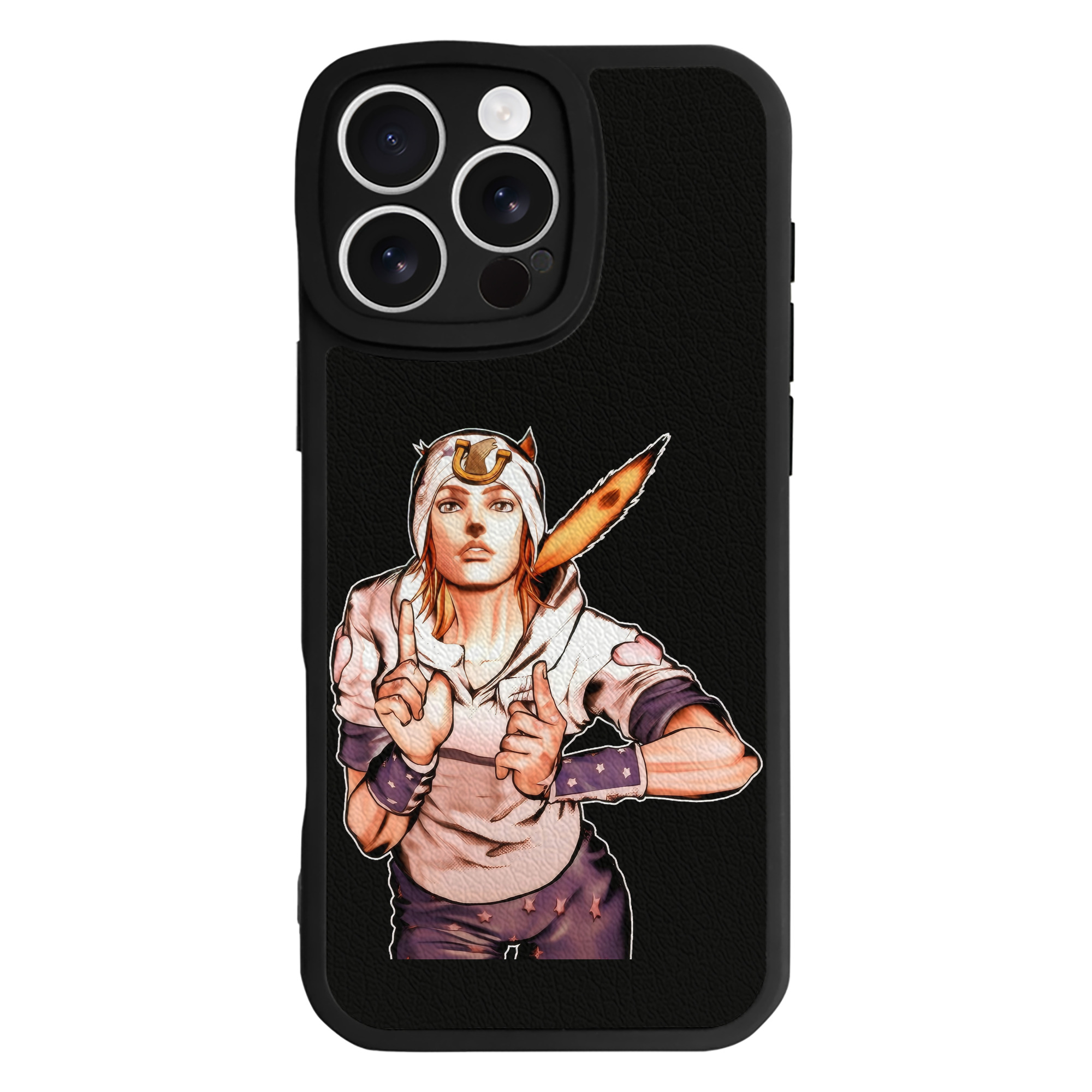 （画像用） ジョジョの奇妙な冒険 ジョナサン?ジョースター JoJo's Bizarre Adventure Jonathan Joestar 【iPhone 16シリーズ対応】シリコンスマホケース（レザー調） 材質：シリコン
